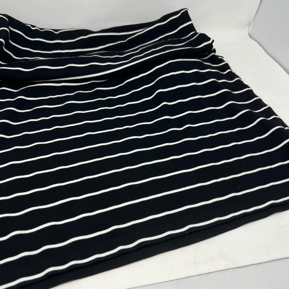 Tommy Hilfiger Womens Large Black‎ White Stripe Boat Neck Nautical Shirt Dress - Picture 13 of 13